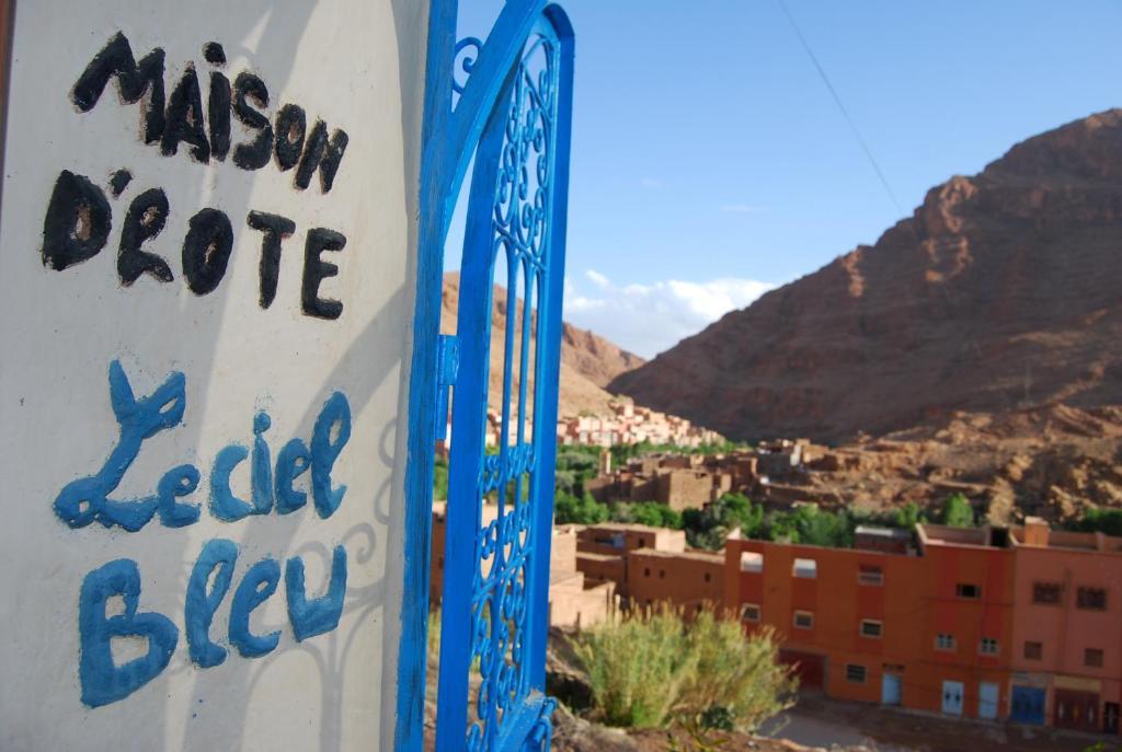Maison D'Hotes Le Ciel Bleu Tinghir Esterno foto